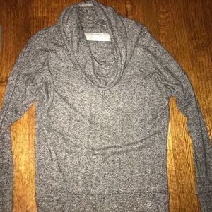 cowl neck sweatshirt